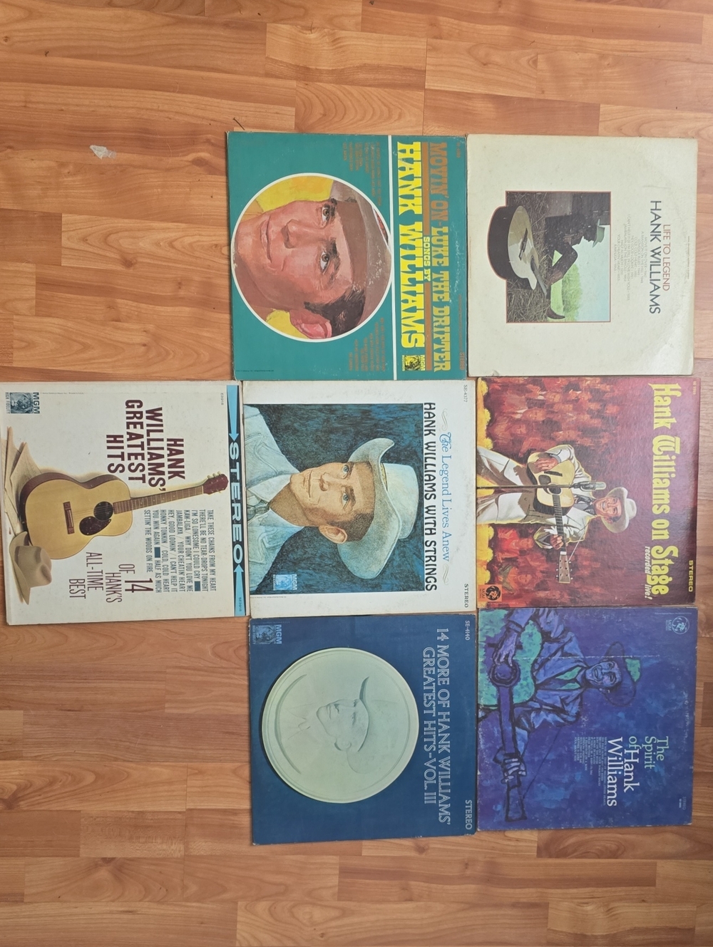 Hank Williams Vinyl Record Collection